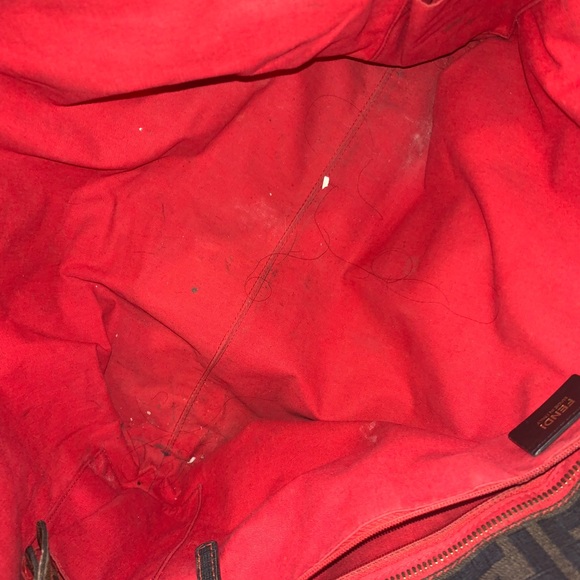 FENDI Perforated Zucca Spalmati Roll Large ToteBag - Picture 10 of 15